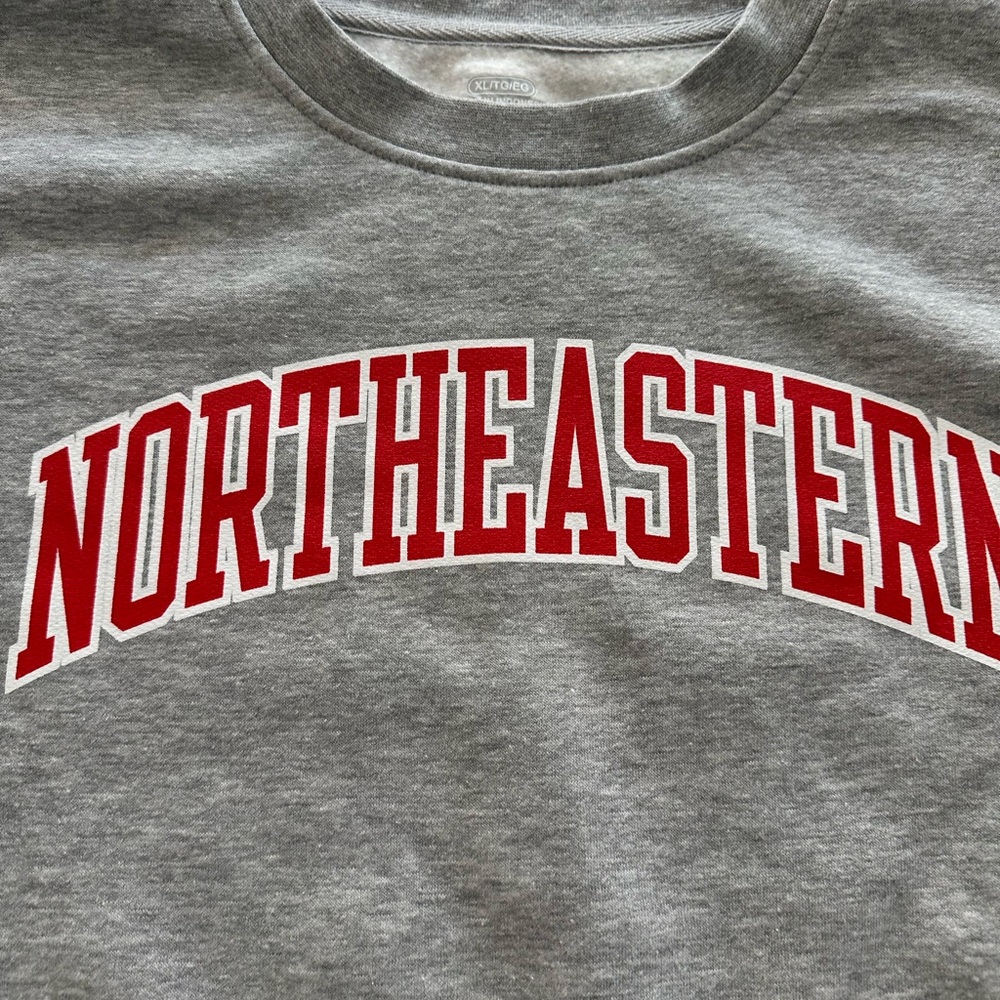 Fanatics Gray Sweatshirt with Red Lettering